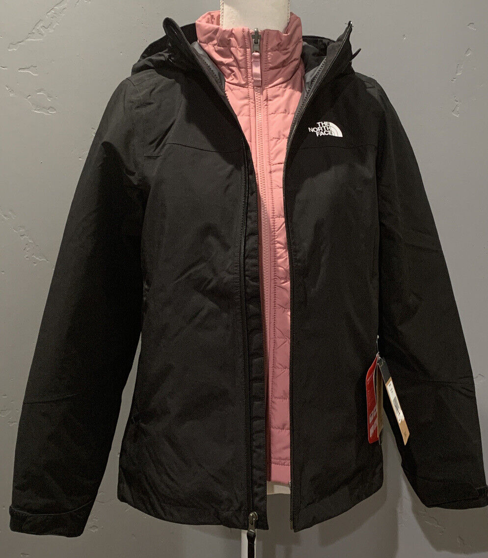 THE NORTH FACE WOMEN PEAK TRICLIMATE 3-IN-1 WATERPROOF WINTER JACKET IN BLACK |