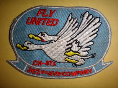 Vietnamkrieg Patch US 362. Aviation Company Fly United CH-47s Chinook
