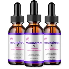 (3 Pack) Moundrops Drops Mound Drops Weight Management Support Supplement (6oz)