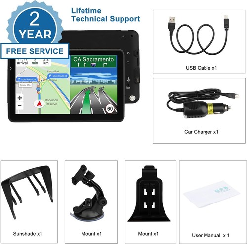 Durable Truck GPS Navigation with Voice Alerts & Latest Maps – Portable Solution - Picture 9 of 11