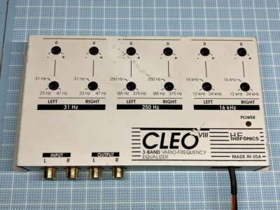 HIFONICS CLEO 3Band Vario Frequency Equalizer #20