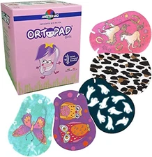 Ortopad® Bamboo Girls Eye Patches, 50/Box (Regular Size, 4+ Yrs) Ghosts/Owls Pac
