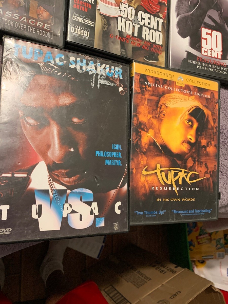 Tupac Notorious Big Biggie Smalls 50 Cent Rap Hood Lot Set