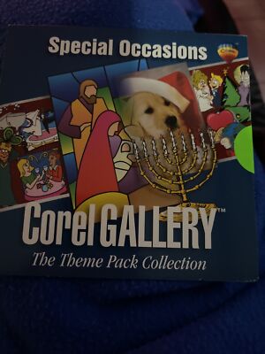 Corel Gallery Special Occasions Theme Pack Collection PC CD holiday graphic font