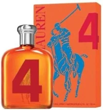 Men Polo Big Pony #4 By Ralph Lauren Eau De Toilette 4.2oz/125ml New in Box