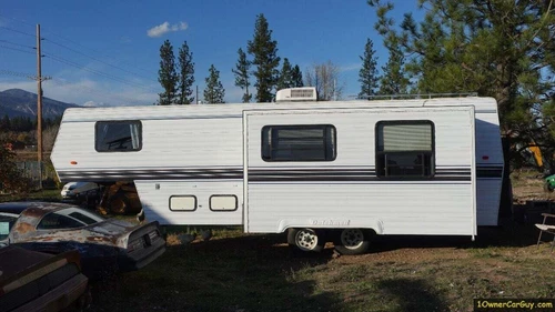 Dutchmen Classic 27 Foot RV Camper Trailer 5th Wheel Slide out Fresh Roof Repair