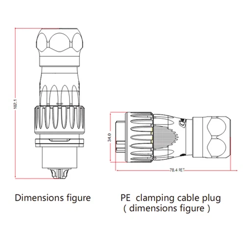 CNLINKO USB 3.0 Type A Connector Male Plug w/20" Cable Waterproof IP67 Metal - Image 3 of 4