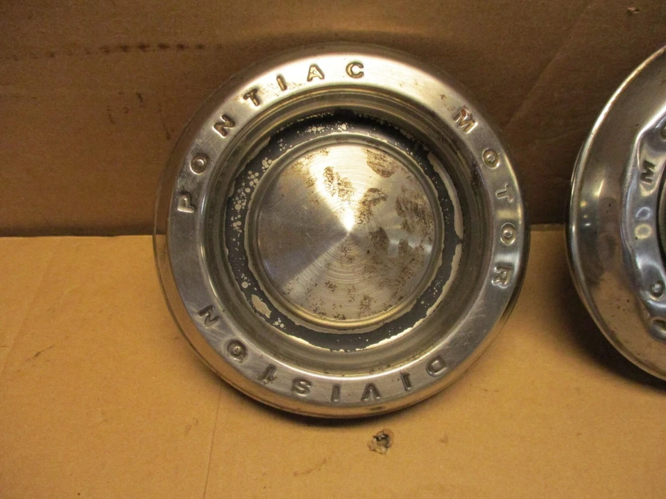 Tapacubos cromados tambor freno aluminio Pontiac 8 tacos vintage Grand Prix Catalina Foto 3 de 4