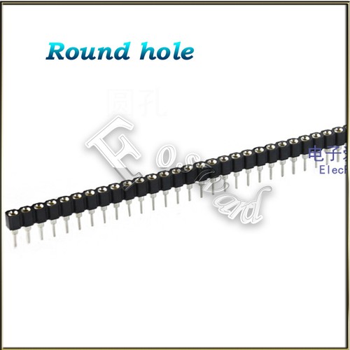 2.54mm 0.1" PCB Header Vertical Female Socket PCB Connector Single / Double Row - Picture 3 of 3