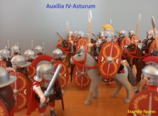 Auxilia COH·IV ASTURUM, soldaten Roman Römer Romain romanos PLAYMOBIL compatible