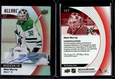 2023-24 Upper Deck Allure Red Rainbow AUTO #127 Matt Murray
