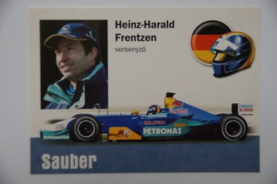 Heinz-Harald Frentzen - 2003 Sauber - 2003 Hungarian Lulu card - extremely rare