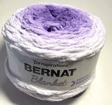 BERNAT Blanket PERFECT PHASING Yarn. 1pk. DARK ORCHID. I CombineShip.See Details