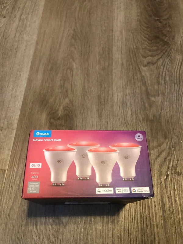 Govee GU10 Matter smart bulb four-pack