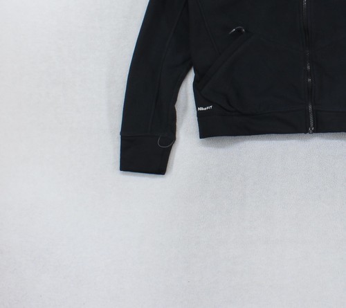 Nike Acg Fleece Jacket Womens Size L Black Full Zip Outdoor Hiking - Picture 8 of 14