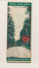 1942 Phillips 66 Oil Co Central US map #15
