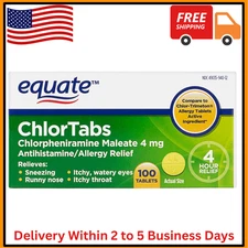 Equate: Chlortabs Tabletten Antihistamin (100 ct)