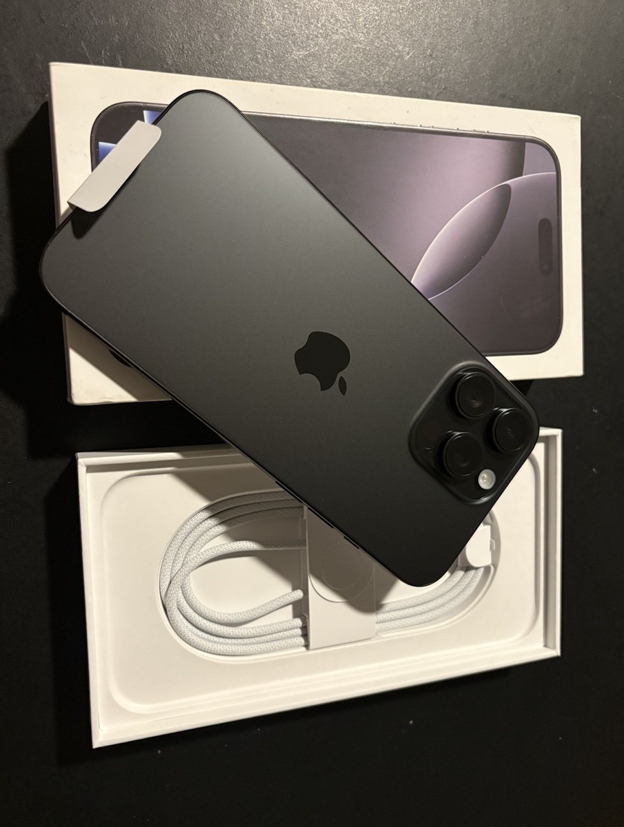 Apple iPhone 16 Pro Max - 1 TB - Black Titanium (Unlocked