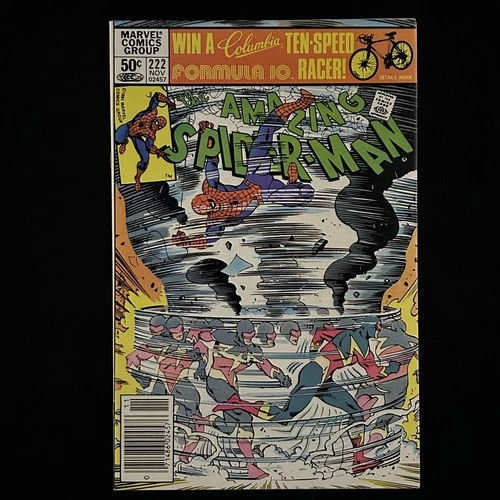 Marvel Comics the Amazing Spider-Man 1981, #222 8.0/VF, Newsstand