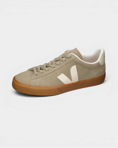 Veja Men's Campo Suede Sneakers Taupe Pierre