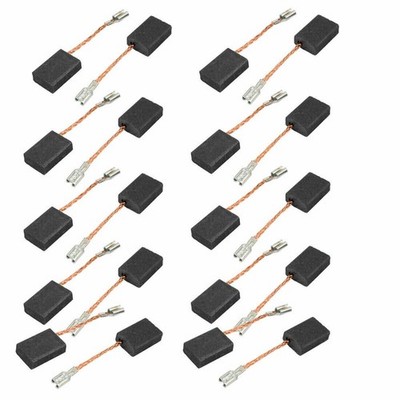 10 Pairs Electric Drill Motor Tool Carbon Brush 5 x 10 x 15mm No    KD #xh