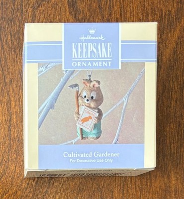 1992 CULTIVATED GARDENER Hallmark  Keepsake Easter Ornament  ~ NEW