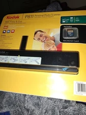 Kodak Handheld Personal Photo Scanner P811 Document Negative + 4 GB SD Card NEW