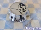 HOSTILE Wheels # HC-6003C . NEW CHROME "SKULL" Wheel Center Cap [35] (QTY. 1)