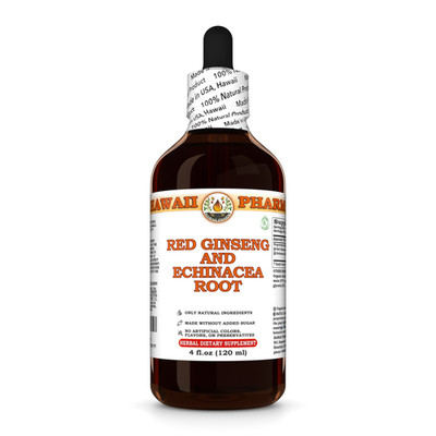Red Ginseng and Echinacea Root Herbal Formula Liquid Herbal Extract