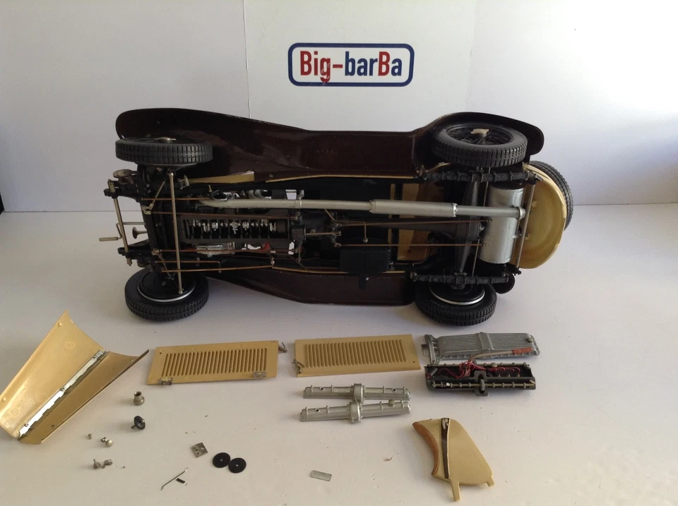 🔥Lot vintage🚗 POCHER ALFA ROMEO 8C 2300 SPIDER GT 1:8 🍂 BLACK FRIDAY 🍂☕ - Immagine 4 di 4