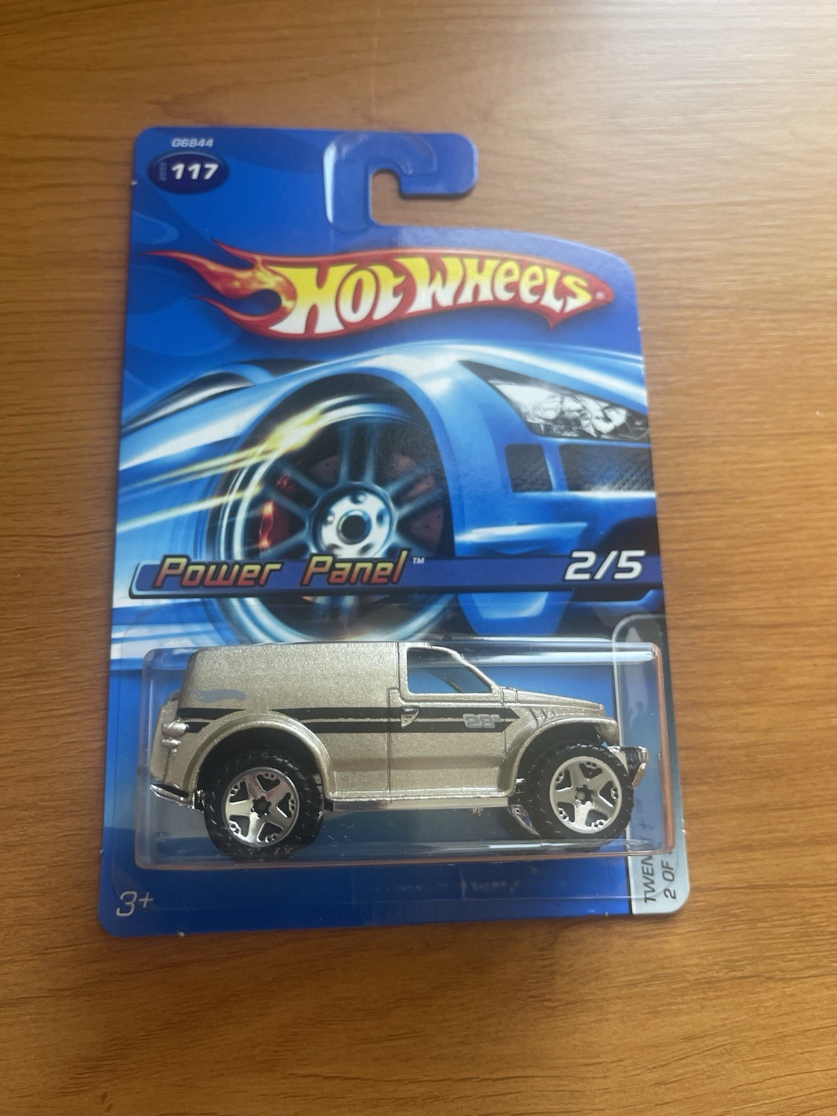 Hot Wheels Power Panel #117 Twenty + 2 of 5 Gold Die-Cast Car 2006 (ub)
