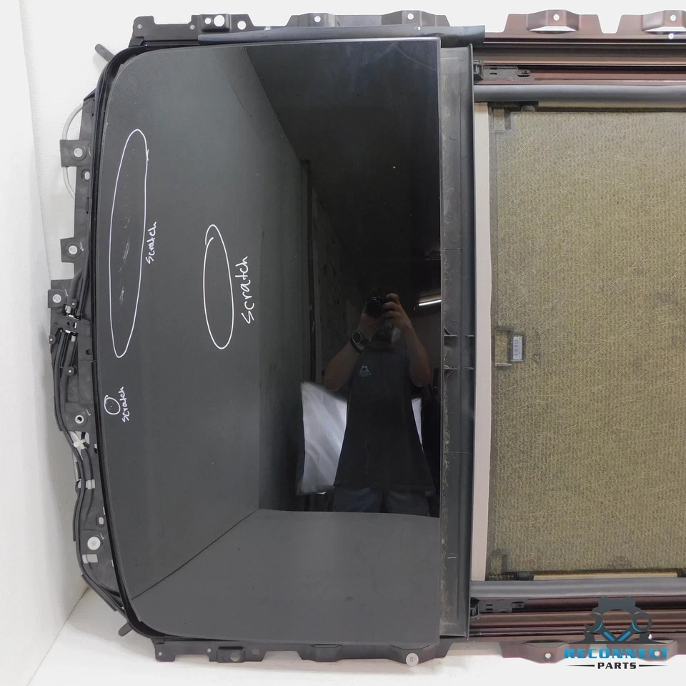 BMW X3 F25 2011-2017 techo superior techo corredizo panorámico conjunto gris 7293454 OEM Foto 2 de 4