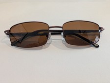 Rare New Vintage Fossil Juno/S Polarized Sunglasses. Bronze frame Brown lens.