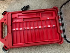 1/2 Socket Organizer for Milwaukee PACKOUT Low Profile 48-22-8436- INSERT ONLY R