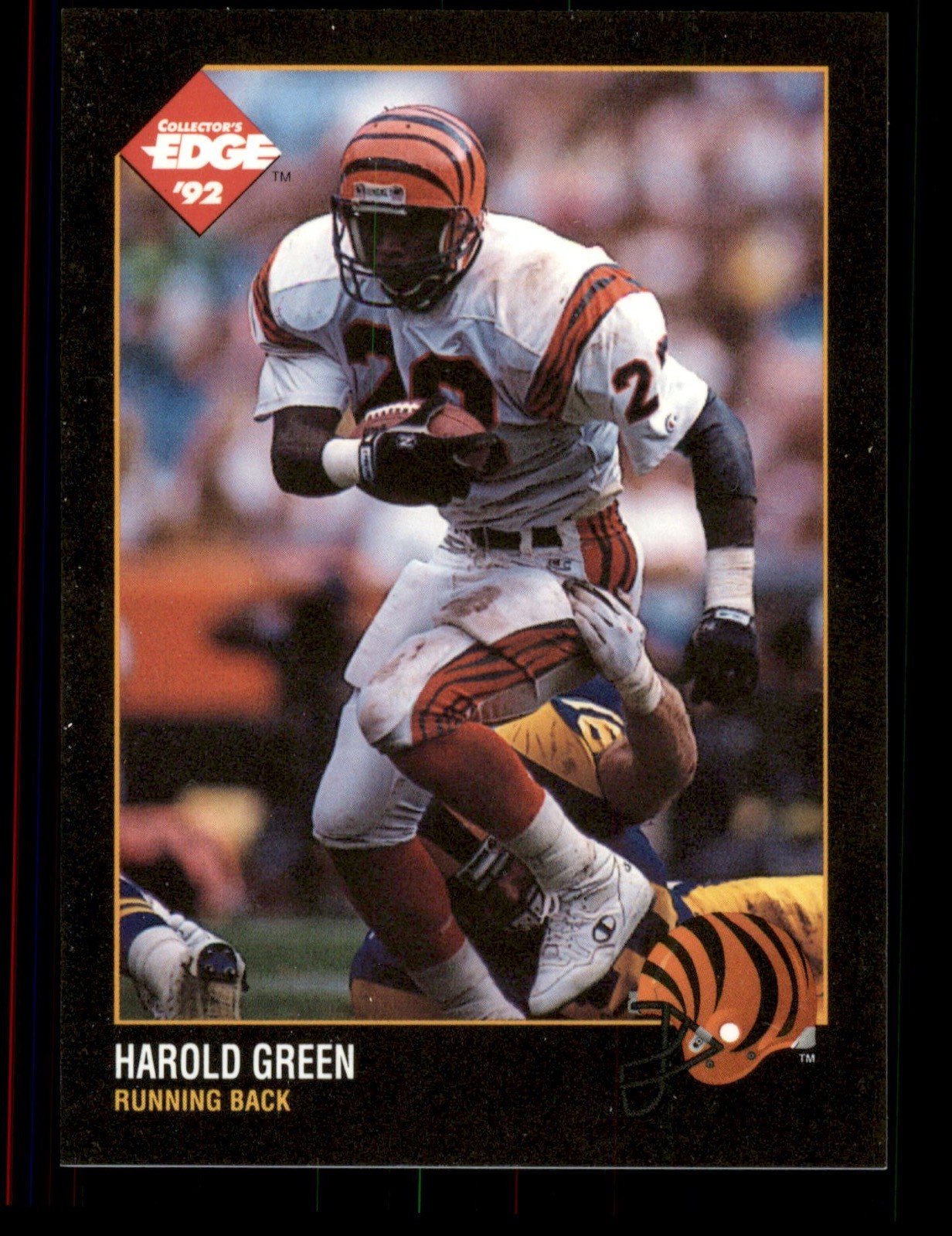 23 Harold Green 28 Bengals 1992 Collectors Edge Football Sports Trading Card