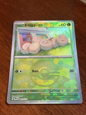 Pokémon TCG Exeggcute Pokeball Pattern 001/131 Prismatic Evolutions