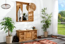 Schuhbank Schuhkommode MEXICO - Pinie Massivholz - Landhausstil Möbel