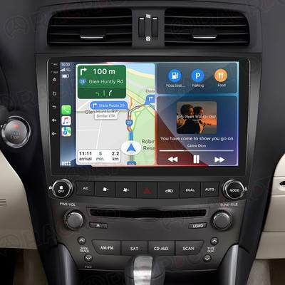 For Lexus IS250 IS350 2006-2012 CarPlay Android 15.0 Car Stereo Radio GPS 2+64GB