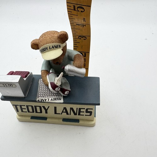 Hamilton Collection Teddy Lane Bowl Bear Figurine Ship Shape Shoes - Picture 12 of 12