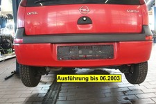 Stoßstange / Stossfänger Hinten Opel Corsa 1.0 12V C Farbe Magma Rot (Y547)