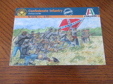 Italeri 6178 Confederate Infantry American Civil War 1/72 50 Figures MIB