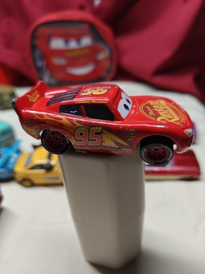 DISNEY PIXAR CARS LOOSE LIGHTNING MCQUEEN - RUSTEZE ON LIGHTNING HOOD VERSION -