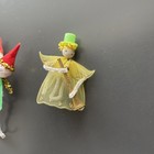 Vintage Pipe Cleaner Christmas Decor Tie-On's Gift Toppers Angel Elf (set) — photo 3