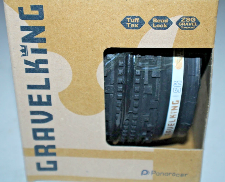 Neumático Panaracer GravelKing SK 2024 700x30c negro semi-pomo TLR grava sin cámara ~ Foto 3 de 4
