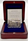 2016 Silver Proof .999 1oz PAMP Official Bar Mount Rushmore Design Box + COA 366