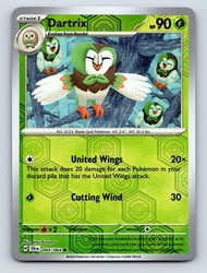 Dartrix 004/064 Shrouded Fable Reverse Holo Common