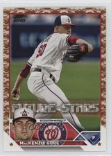 2023 Topps Series 2 Future Stars Memorial Day Camo /25 Mackenzie Gore #629 12pd