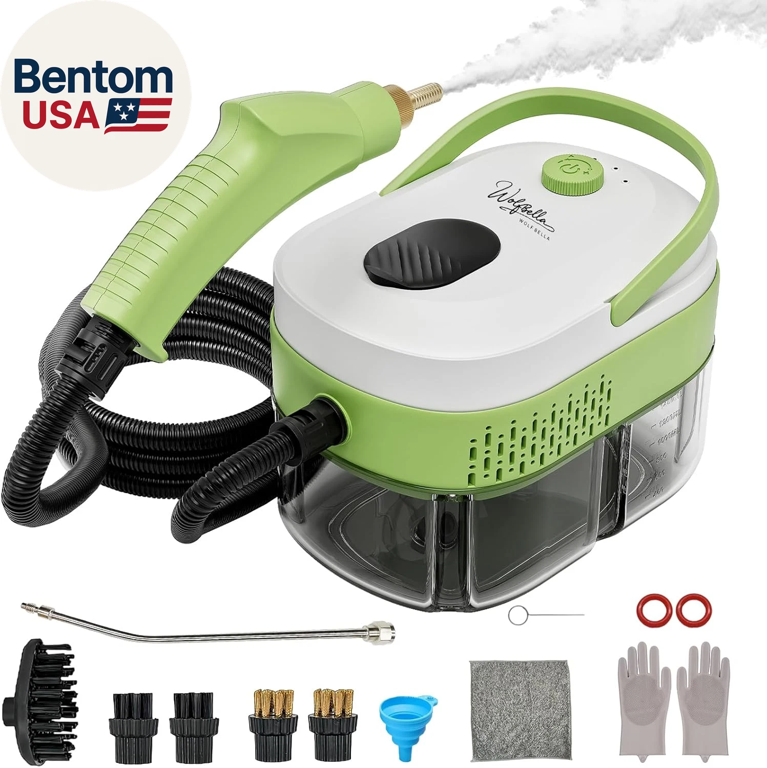 Steam Cleaner,15S Heat-Up,1.4L Tank,Steamer for Cleaning with 10 Pcs Accessories
Opens in a new wind