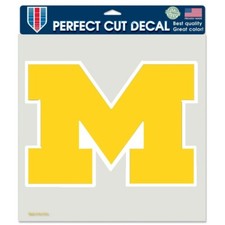 Michigan Wolverines 8x8 Die Cut Decal NCAA College Vinyl Auto Window Team Film