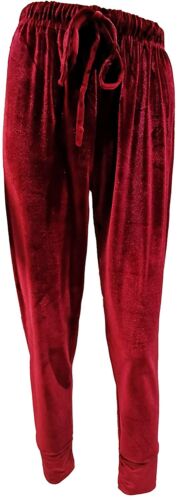 Trifolium Velour Velvet Pyjamas Set 2 Piece Warm Coral Fleece Set of Lounge wear - Picture 23 of 28